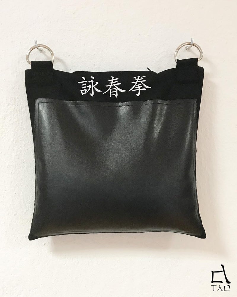 TAO Wing Chun Wall Bag Strike Target 1 Section Kung fu Canvas and PU Leather (unfilled) - Image 2